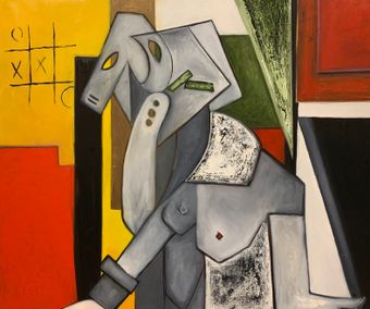 Schaakmat 120 x 100 cm