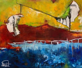 Mosselman 120 x 100 cm.