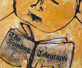 Sunday Telegraph 80 x 100 cm.